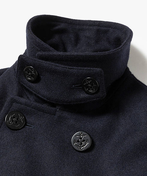 MR.OLIVE /WOOLEN MELTON / CLASIC U.S PEA COAT ミスターオリーブ/ウーレンメルトン / クラシック U.S ピーコート